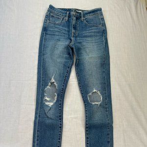 Levi's High Rise Skinny Jeans Size 26